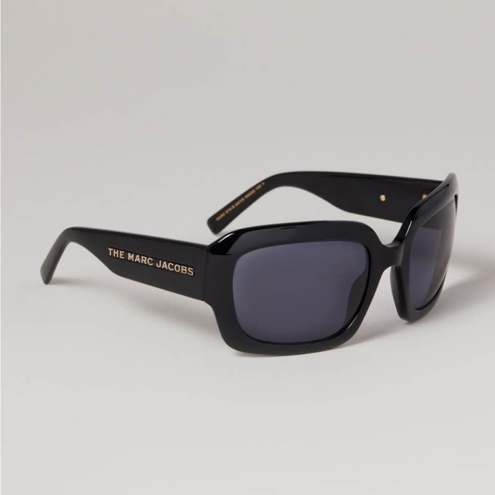 Marc Jacobs Black Rectangle Sunglasses